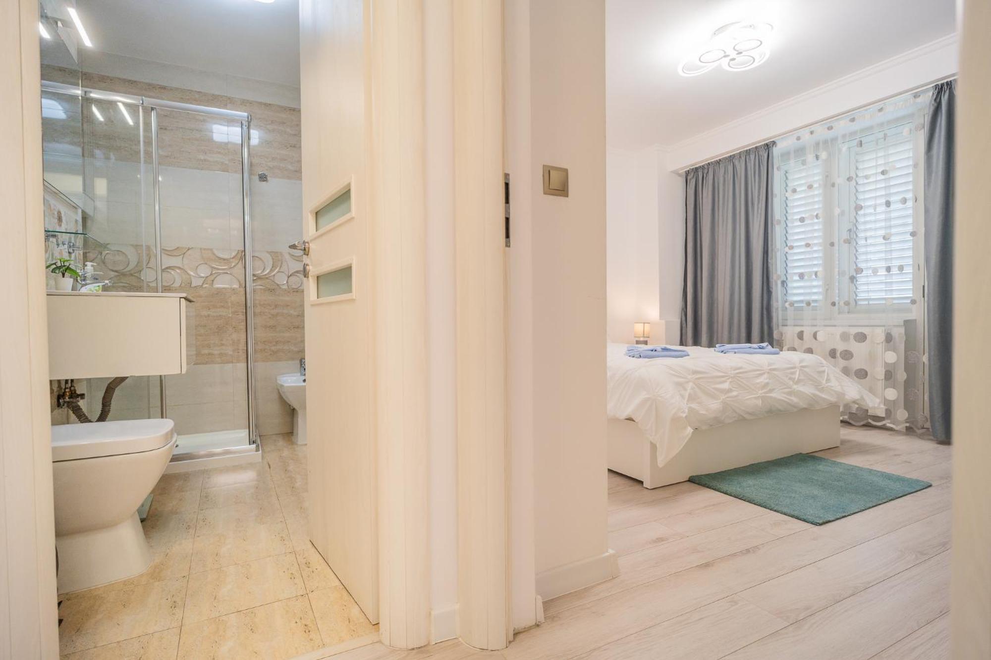 Apartmán Luxury 2Br On Decebal Avenue Bukurešť Exteriér fotografie