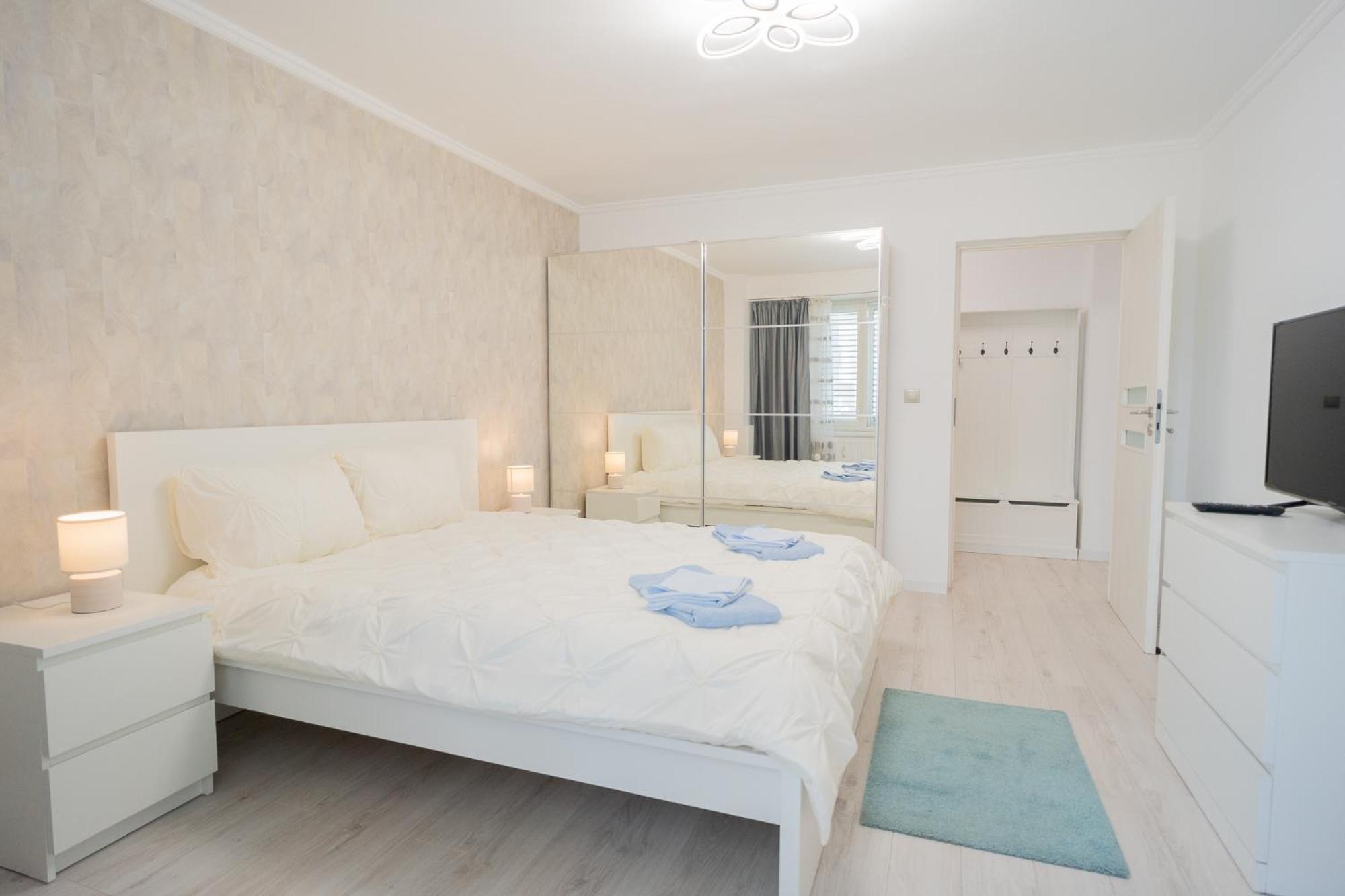 Apartmán Luxury 2Br On Decebal Avenue Bukurešť Exteriér fotografie