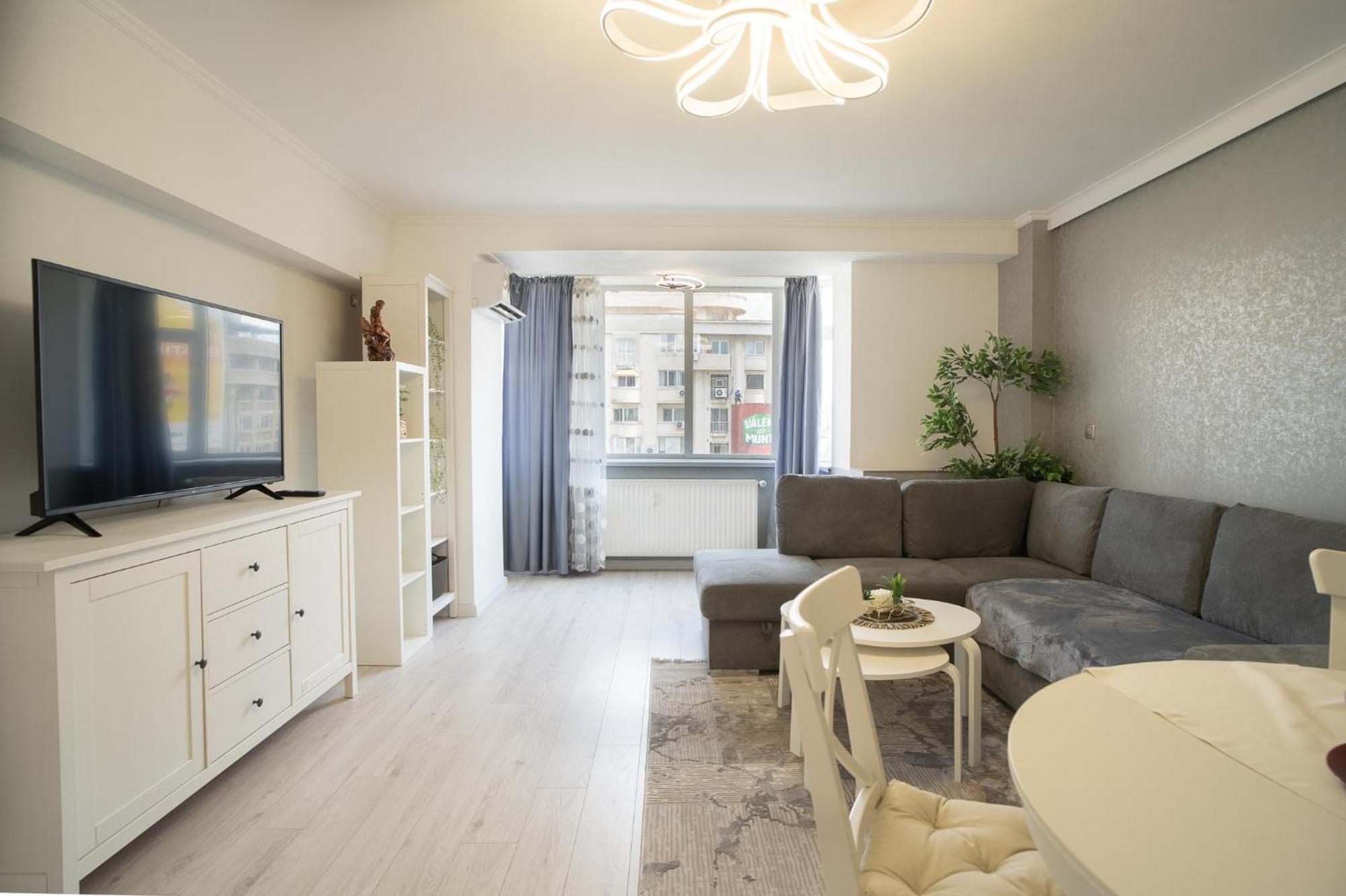 Apartmán Luxury 2Br On Decebal Avenue Bukurešť Exteriér fotografie