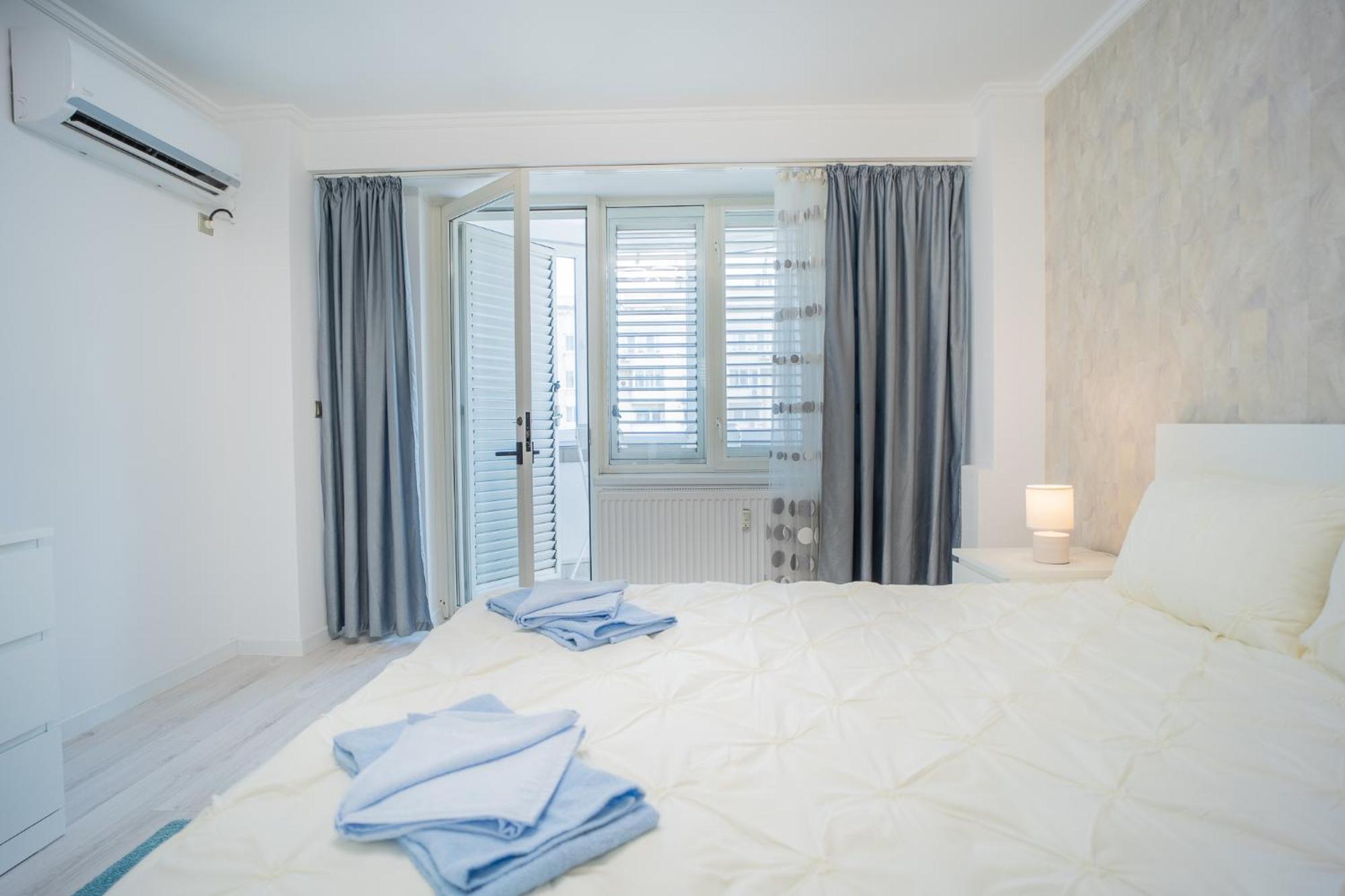 Apartmán Luxury 2Br On Decebal Avenue Bukurešť Exteriér fotografie