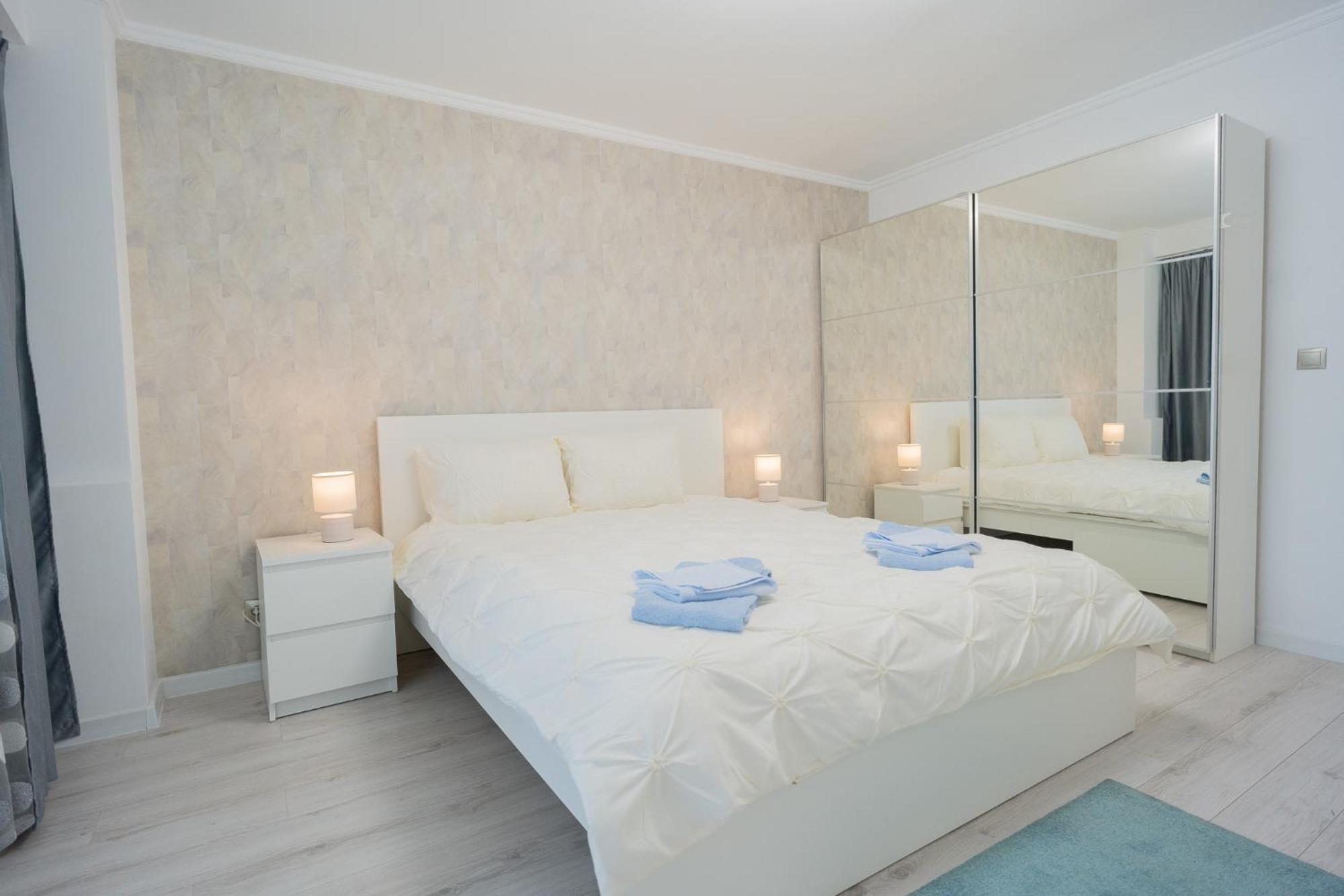 Apartmán Luxury 2Br On Decebal Avenue Bukurešť Exteriér fotografie