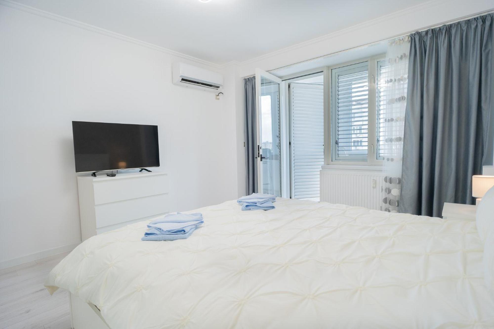 Apartmán Luxury 2Br On Decebal Avenue Bukurešť Exteriér fotografie