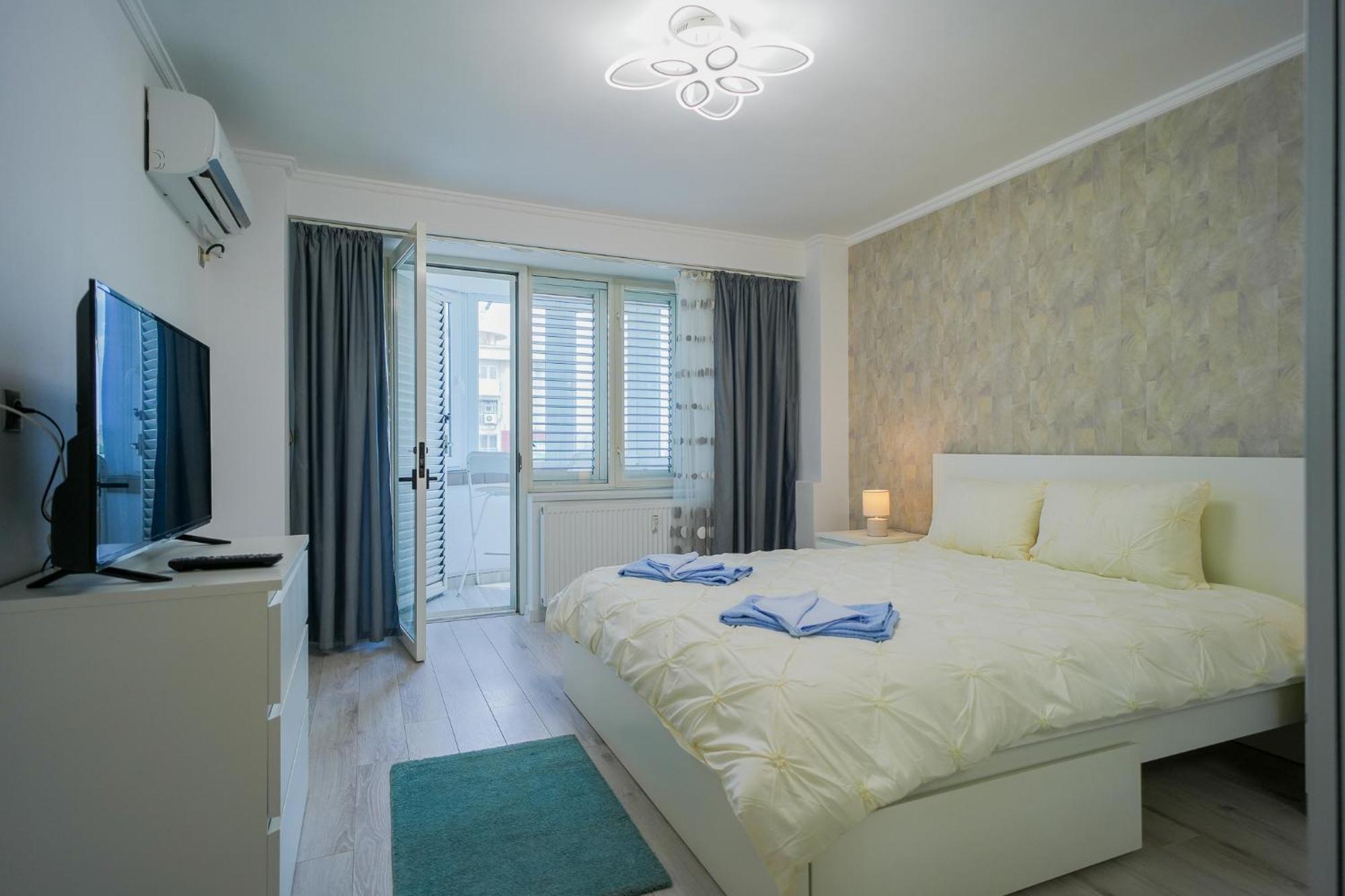 Apartmán Luxury 2Br On Decebal Avenue Bukurešť Exteriér fotografie